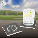 Suche nach loch in einem untersetzer Golfer