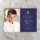 Suche nach elegante erste kommunion einladungen Boy