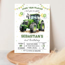 Suche nach grüner traktor einladungen Boy