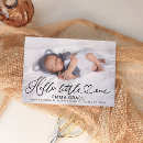 Suche nach willkommenes baby fotokarten Geburtsanzeige
