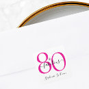 Suche nach 80 geburtstag aufkleber Elegante geburtstagsfeier