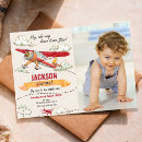 Suche nach vintage flugzeuge einladungen Boy