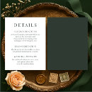 Suche nach hochzeitsdetails einladungen Hochzeitsinformationskarte