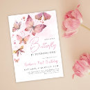 Suche nach rosa schmetterlinge einladungen Niedlich