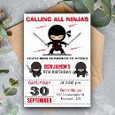 Suche nach ninja krieger einladungen Party