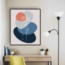 Suche nach moderne blumen poster Blau