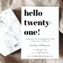 Suche nach 21st birthday einladungen Modern