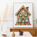 Suche nach lebkuchenhaus poster Weihnachten