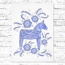 Suche nach blaues pferd poster Schwedisch