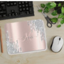 Suche nach silberner glitter mousepads Monogramm