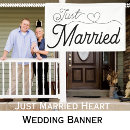 Suche nach just married hochzeitsbanner Gerade
