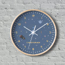 Suche nach blauer planet wanduhren Galaxie