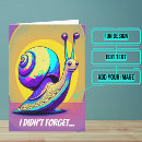 Suche nach schnecke geburtstag karten Farbenfroh