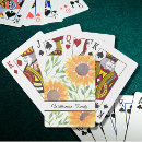 Suche nach sonnenblumen spielkarten Aquarell