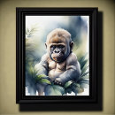 Suche nach baby gorilla poster Niedlich