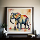 Suche nach abstrakter elefant poster Gemälde
