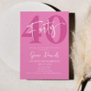 Suche nach 40 der frau geburtstag einladungen Geburtstagsparty