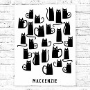 Suche nach schwarze katzen poster Kätzchen