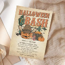 Suche nach kürbis halloween einladungen Retro