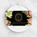 Suche nach vintage blumen visitenkarten Monogramm