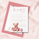 Suche nach teddybär babyparty einladungen Rosa