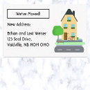 Suche nach neues haus visitenkarten Neue adresse