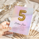 Suche nach 5th birthday einladungen Zum 5