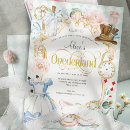 Suche nach 1 des mädchens geburtstag einladungen Alice im wunderland