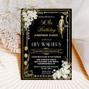 Suche nach art deco birthday einladungen Rauschende 20er geburtstagsparty