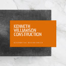 Suche nach construction visitenkarten Bau