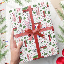 Suche nach roter lkw geschenkpapier Vintag