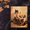 Suche nach mittagessen puzzle Vintag