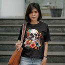 Suche nach orange schädel tshirts Für sie