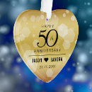 Suche nach 50th wedding anniversary ornamente Couple