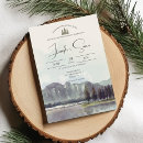 Suche nach mountain wedding einladungen See