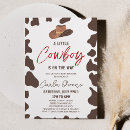 Suche nach cowboyhut einladungen Babydusche