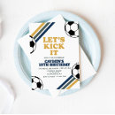 Suche nach soccer party einladungen Junge