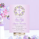 Suche nach lila erste kommunion einladungen Zuerst