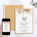 Suche nach dreißigster geburtstag einladungen Boho