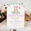 Suche nach teddy bear picnic einladungen Teddy bären picknick