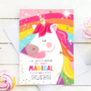 Suche nach pink unicorn einladungen Magisches einhorn