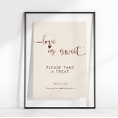 Suche nach leckereien poster Tafelschild