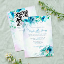 Suche nach aquamarine hochzeit einladungen Blau