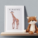 Suche nach giraffen für kinder poster Niedlich