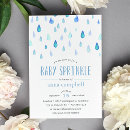 Suche nach regentropfen einladungen Aquarell