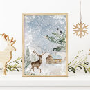 Suche nach winterwald poster Aquarell
