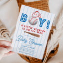 Suche nach baseball einladungen Babydusche