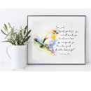 Suche nach vogel aquarell poster Schrift