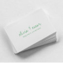 Suche nach handwritten visitenkarten Elegant