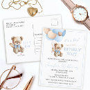 Suche nach blauer ballon postkarten Teddybär